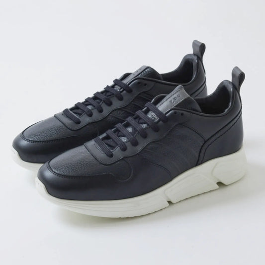 Leather Trainer 2 Black Gray / レザートレーナー 2 ブラック・グレイ