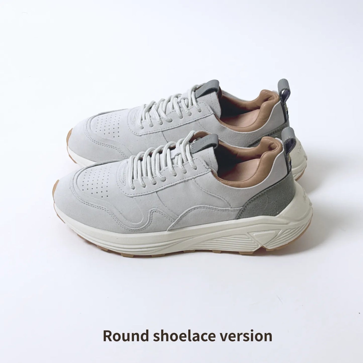【NEW】モション スエード ライトグレー・グレー / Mocion Suede Light Gray