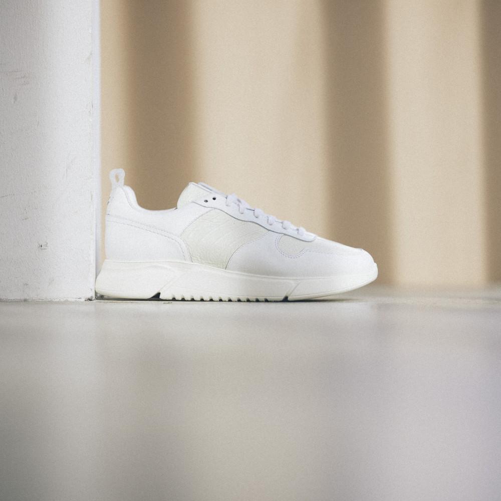 "NEW" レザートレーナー ホワイトアイボリー / Leather Trainer White Ivory ba2