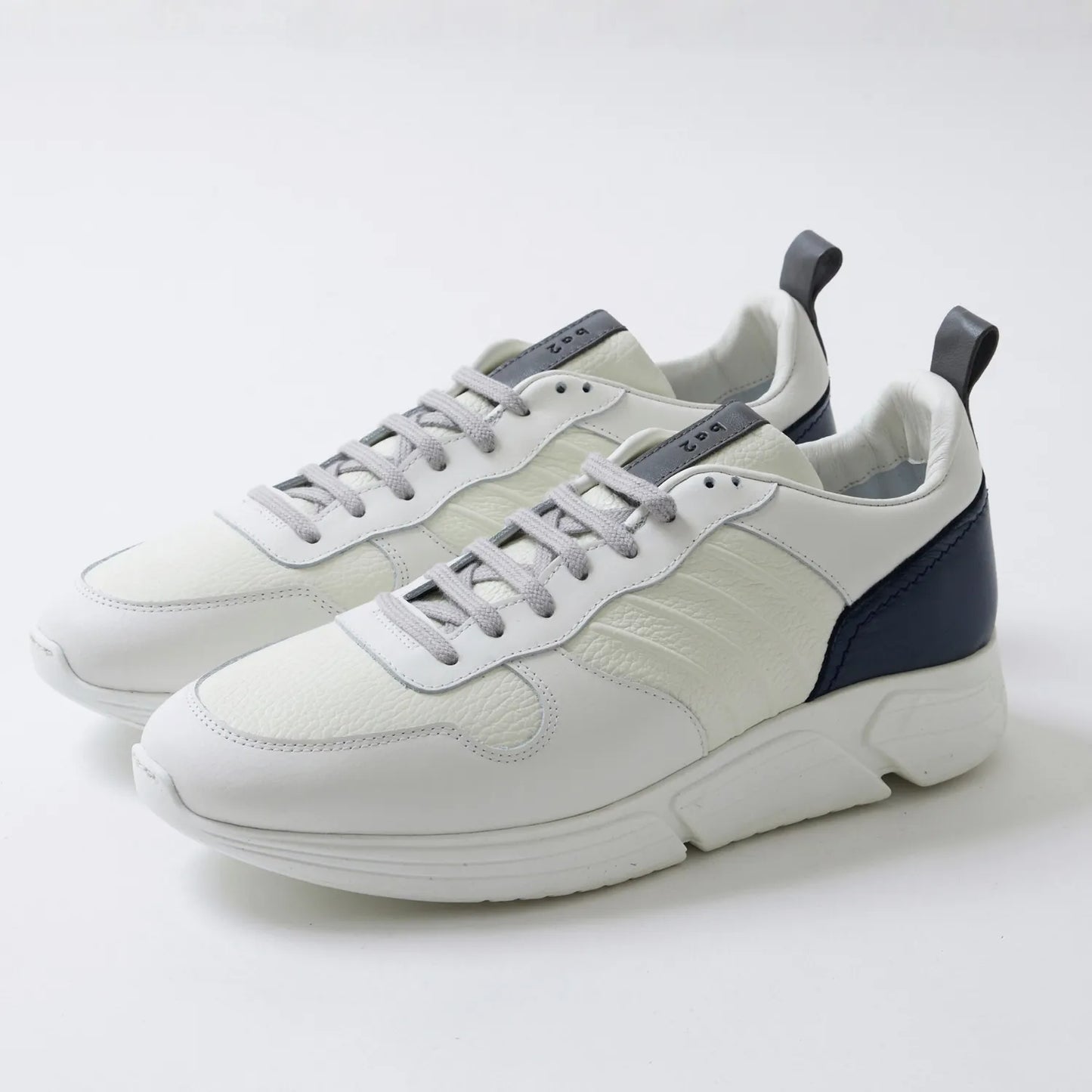 Leather Trainer 2 White Navy / レザートレーナー 2 ホワイト・ネイビー
