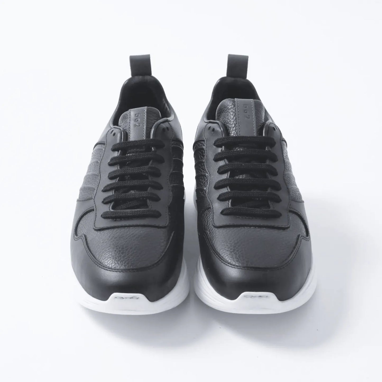 Leather Trainer 2 Black Gray / レザートレーナー 2 ブラック・グレイ