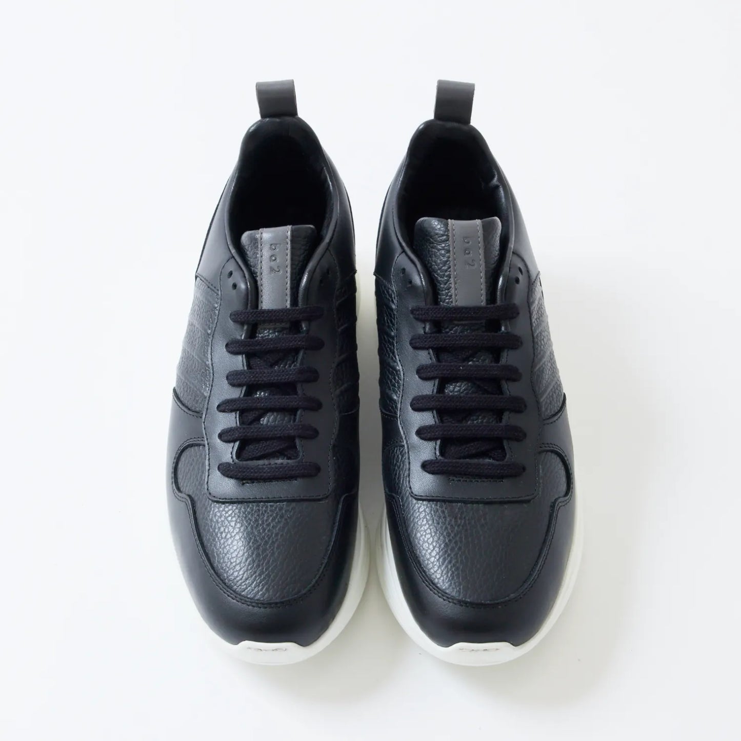 Leather Trainer 2 Black Gray / レザートレーナー 2 ブラック・グレイ