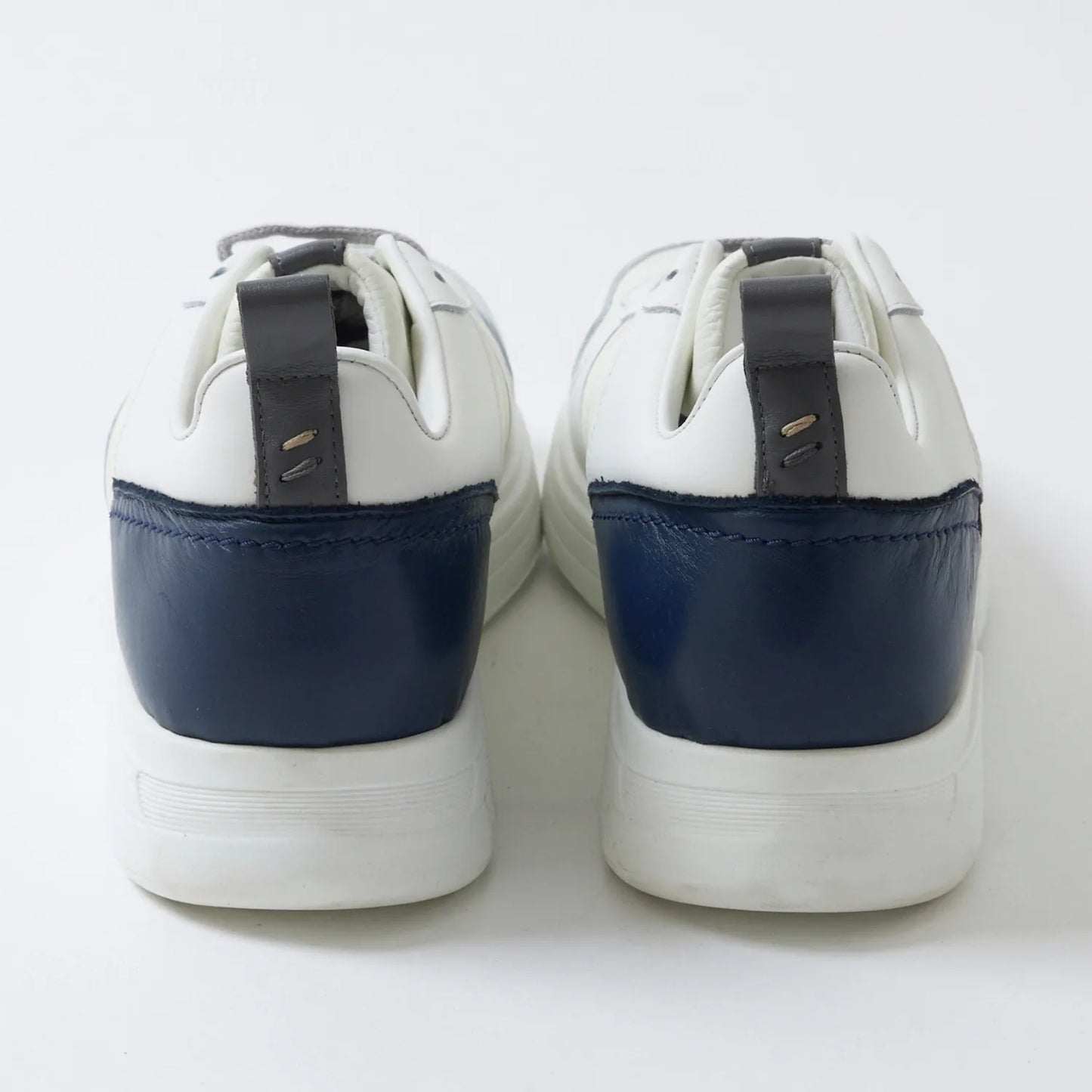 Leather Trainer 2 White Navy / レザートレーナー 2 ホワイト・ネイビー