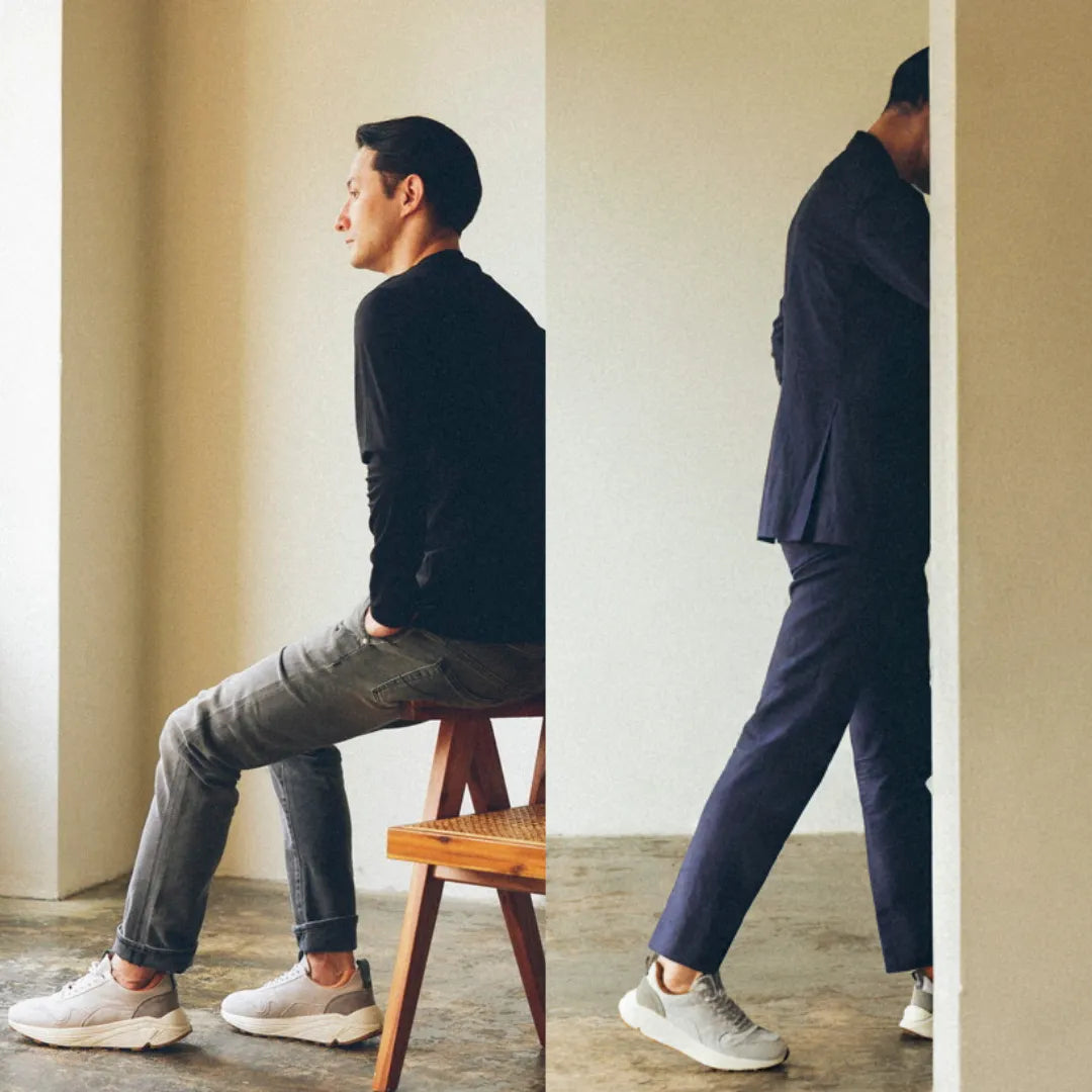 MOCION SUEDE LIGHT GRAY・GRAY / モション スエード ライトグレー・グレー